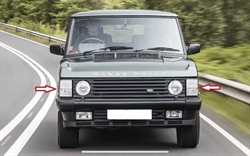 Land Rover blinklys / positions lys hus sæt for Range Rover Classic komplet sæt med højre og venstre lygte - Klarglas